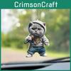 Cute Grey Cartoon Cat Pattern Acrylic Pendant For Car Interior Decoration