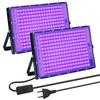 UV Black Light 50W 100W 150W Outdoor LED Flood Light Black Light LED Spotlight 395nm Lamp for Disco Glow Party Stage Light