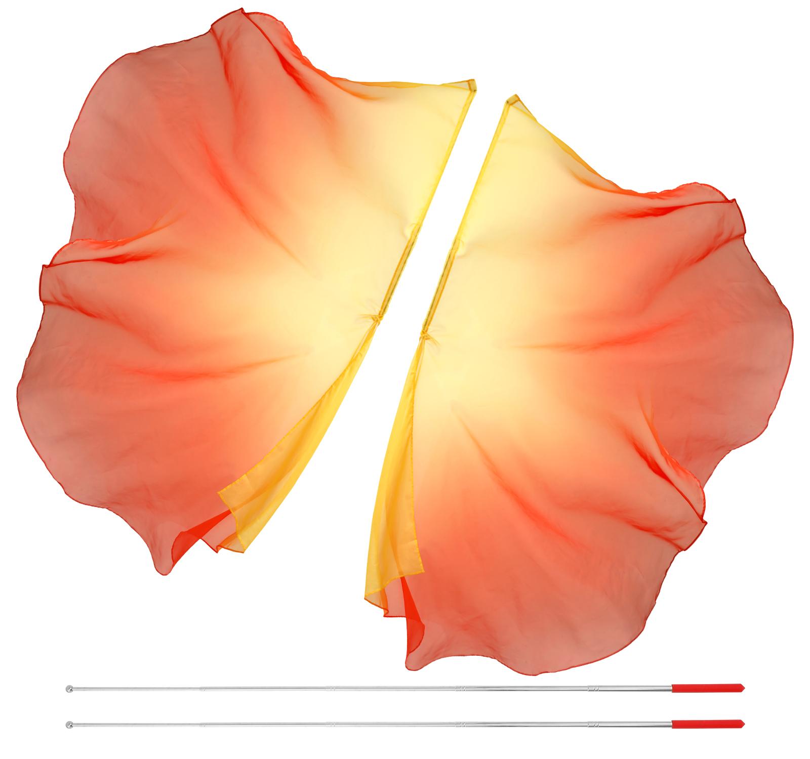 

2 шт. Шелковая вуаль на цепочке с шариком Женский танец живота Шелковая вуаль Стример Сценический реквизит Танец живота Подбросной мяч Аксессуары для танца живота