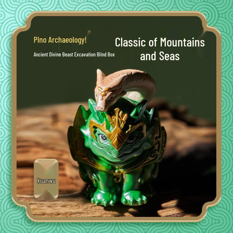 Pinuo Shan Hai Jing Archaeological Dig: Pixiu Figurine Treasure Hunt Toy for Kids
