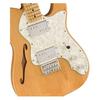 Squier by Fender Classic Vibe Thinline Electric Maple Natural with Soft Case '70s Telecaster® Guitar, Fingerboard, Wood,