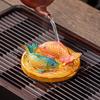 Resin Chameleon Koi Tea Pet Cute Desktop Ornaments Chinese Style Ornament Kungfu Tea Playing Tea Ceremony Accessories