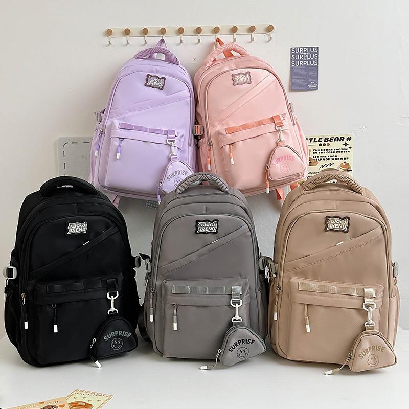 

Backpack New Style Fashionable Simple Casual Backpack Schoolbag Lightweight Backpack Junior High School College School Schoolbag