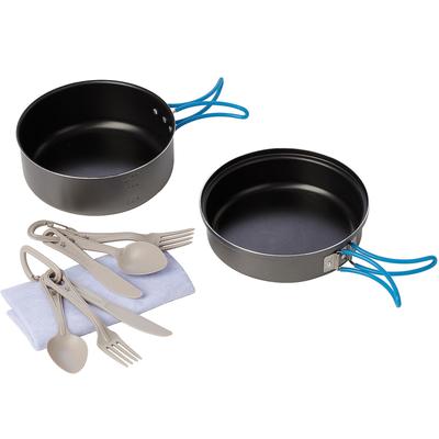 Tourist Tableware with Cutlery SET for 2 People