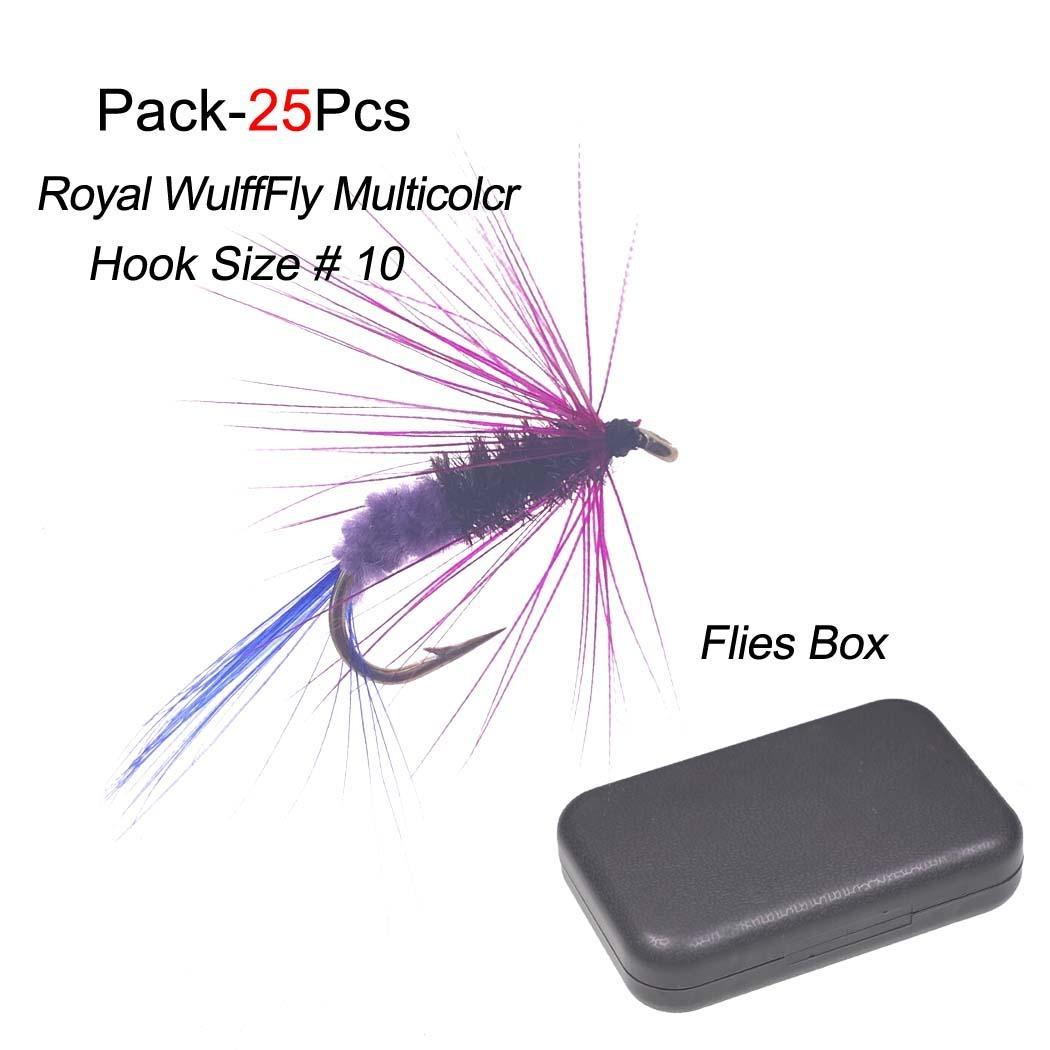 25 шт./кор. влажные/сухие приманки для ловли мух нахлыстом для форели — фото 12