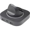 CYBER USB Hub 4 Ports Switch Stand, (for 2) [Angle Adjustable]