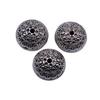 Floral Edge Spacer Beads Ornate Metal Small Hole Charms For Bohemian Beading Supplies