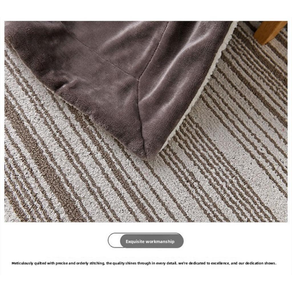 Lamb Fleece Blanket, Quilt, Coral Fleece Bed Sheet, Falei Fleece Small Blanket, Thickened and Warm