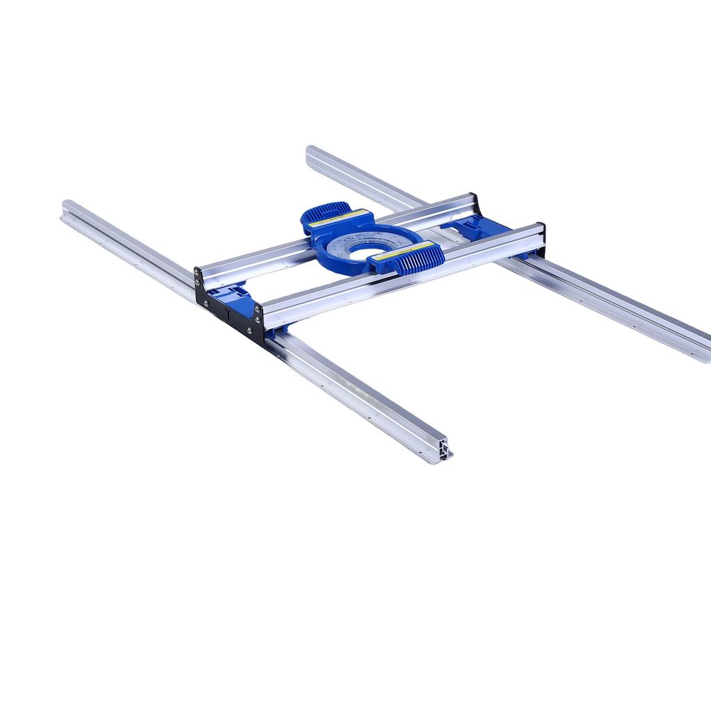 Router Sled Precise Positioning Aluminum Alloy Slab Flattening Router Jig for Wood Board End Face Plate Resin Projects