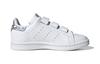 Adidas Originals Stan Smith Low top Kids' Skateboarding Shoes White Silver Children Aged 3 7 Years Old EE8484