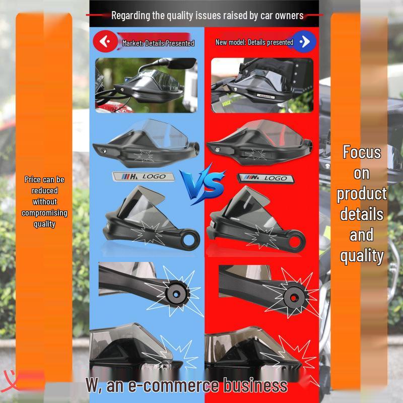 KYMCO CT250/CT300/S250/S350 Motorcycle Handguards Windshield Protectors