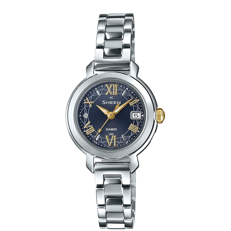 

[Casio] watch scene[] radio solar SHW-5300D-2AJF ladies silver