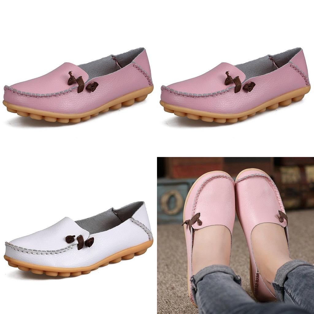 Stylish Women's Casual Loafers Driving Peas Moccasin Leather Flats Shoes Collection