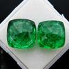 Natural Untreated Green Colombian Emerald 21 Ct CERTIFIED Loose Gemstone A-2512