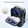 Bopai Men's Genuine Leather Business Laptop Backpack
