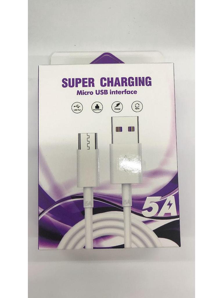 5A Superschnelllade-USB-Kabel für Android, Huawei, Apple, Typ-C mit Digitalanzeige