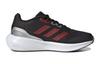 adidas Runfalcon 3.0 Fabric Slip Resistant Slip Resistant Low Top Kids' Running Shoes Black Red Kids' IE7252
