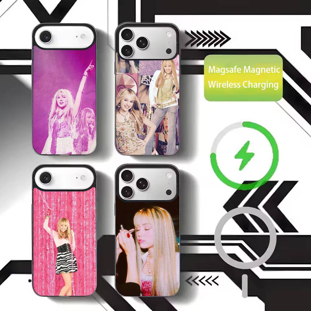 FUNNY H-HannahS M-Montana Phone Case For iPhone17,16,15,14,13,12,11 Plus,Pro Max Magnetic For Magsafe Wireless Charging
