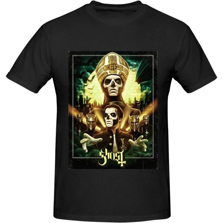 

Corlrjxpd Men Ghost Meliora T-Shirt Summer Crew Neck Tops Casual Short Sleeves T-Shirts(1) XXXXXL