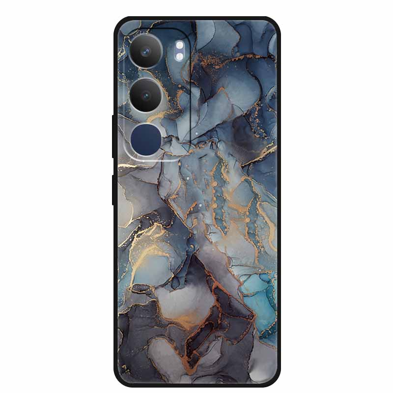 Luxury Phone Case For Vivo Y19s Pro 4G Soft TPU Silicone Back Case For Vivo Y29 5G Y 29 19s Marble Patterns Cover Bumper Funda