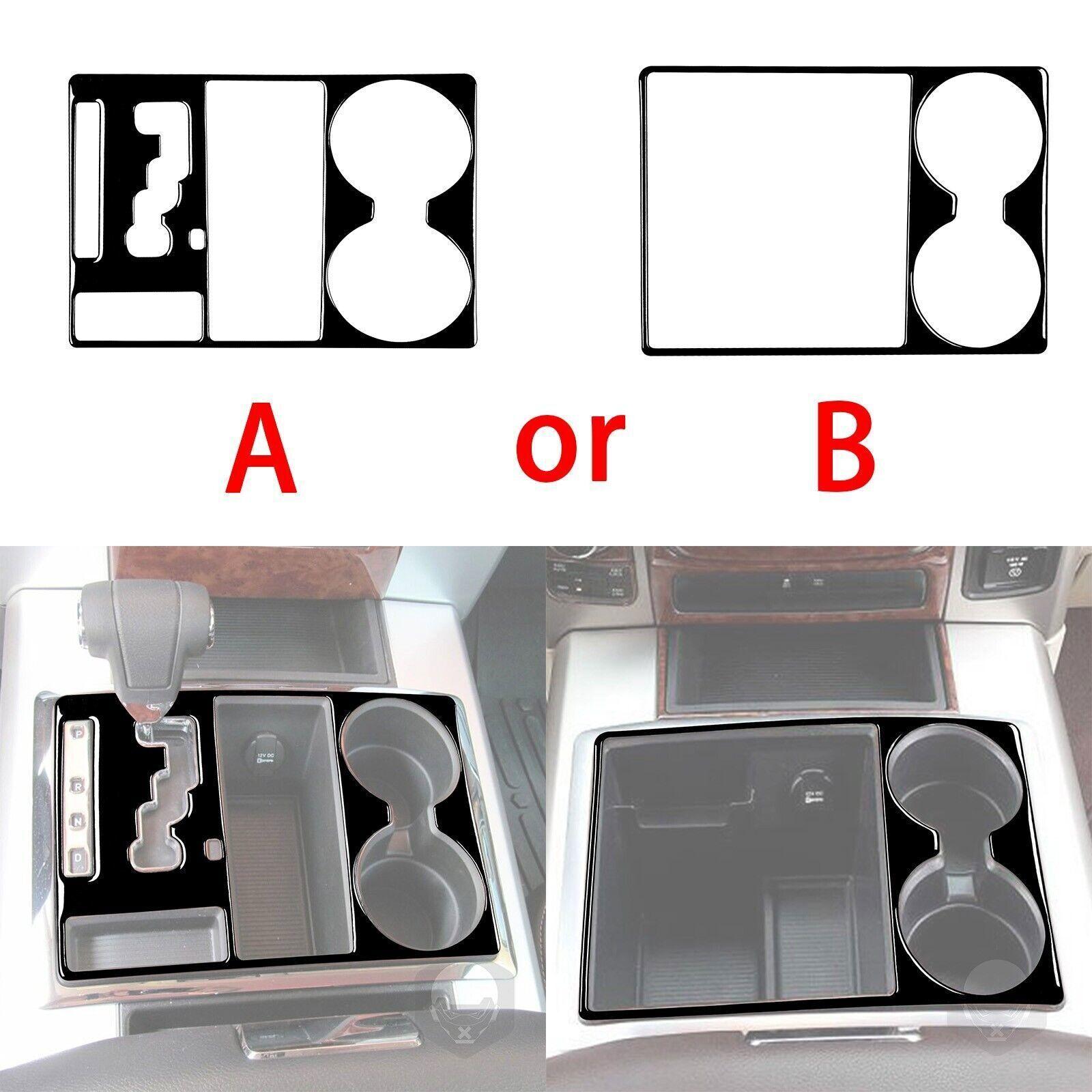 Glossy Piano Black Console Gear Shift Panel Cover For RAM 1500 2500 3500 2013-15