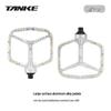 TANKE Lightweight Mountain Bike Pedals - Carbon Fiber, Anti-Slip, Waterproof, Wear-Resistant, Universal Fit