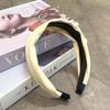 Wide Headband, Ivory Basic Hairband