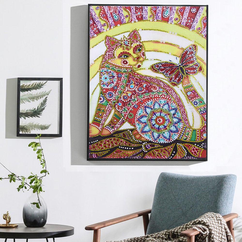 Buy 5D DIY Embroidery Round Full Drill Diamond Painting Cross Stitch ...