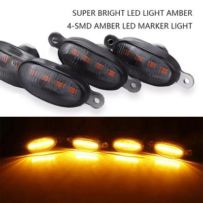 Car Front Grille LED Light Smoked Amber White Universal Grill Light Lighting Eagle Eye Lamp for Off Road Trunk SUV Ford Toyota