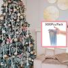 3000 Strands Icicles Iridescent Tinsel Foil Fringe Garland for Christmas Xmas Tree Graduation Party Supplies Holiday Decor