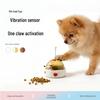 Tigela Inteligente por Indução para Pets: Brinquedo Educacional Vibratório, Antivazamento e de Alimentação Lenta para Cães e Gatos