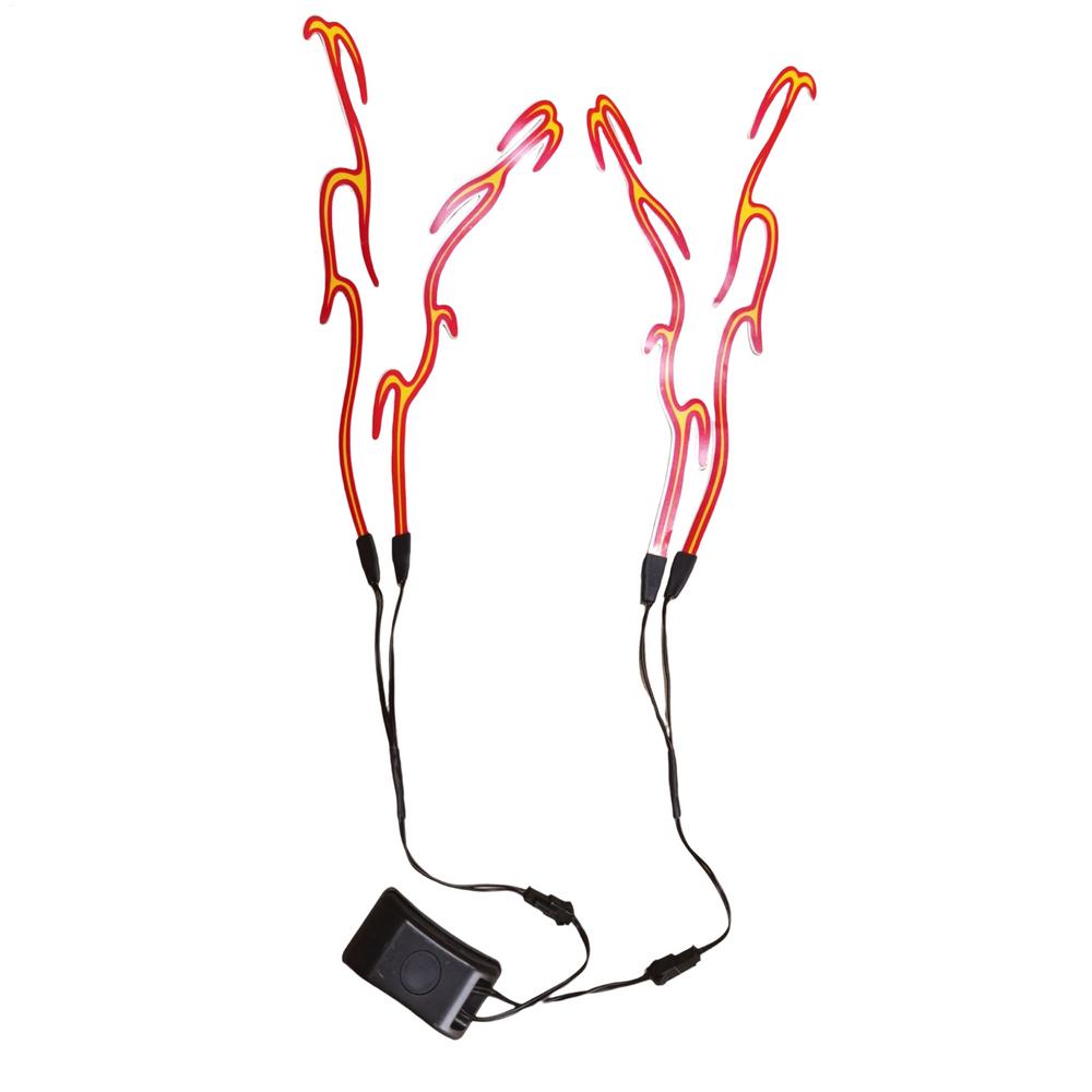 Motorcycle Helmet Light Night Riding Signals Helmet 4 In 1 EL Light Two-Color Led Helmet Light Strip Decoration Accessories Kit