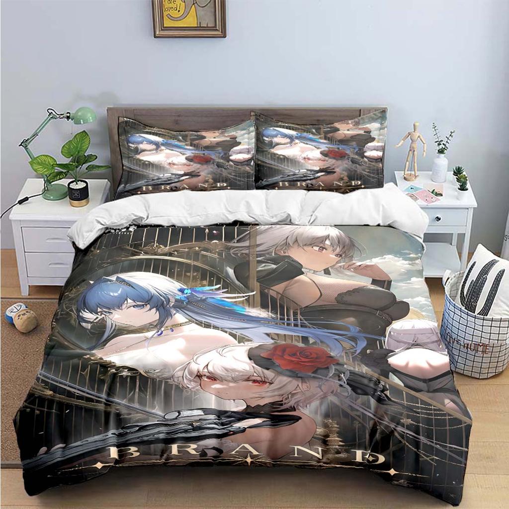 Hot Game Characters Nikke Goddess of Victory Bedding Sets Bed Supplies Set Duvet Cover Bed Comforter Set Bedding Set Luxury Gift