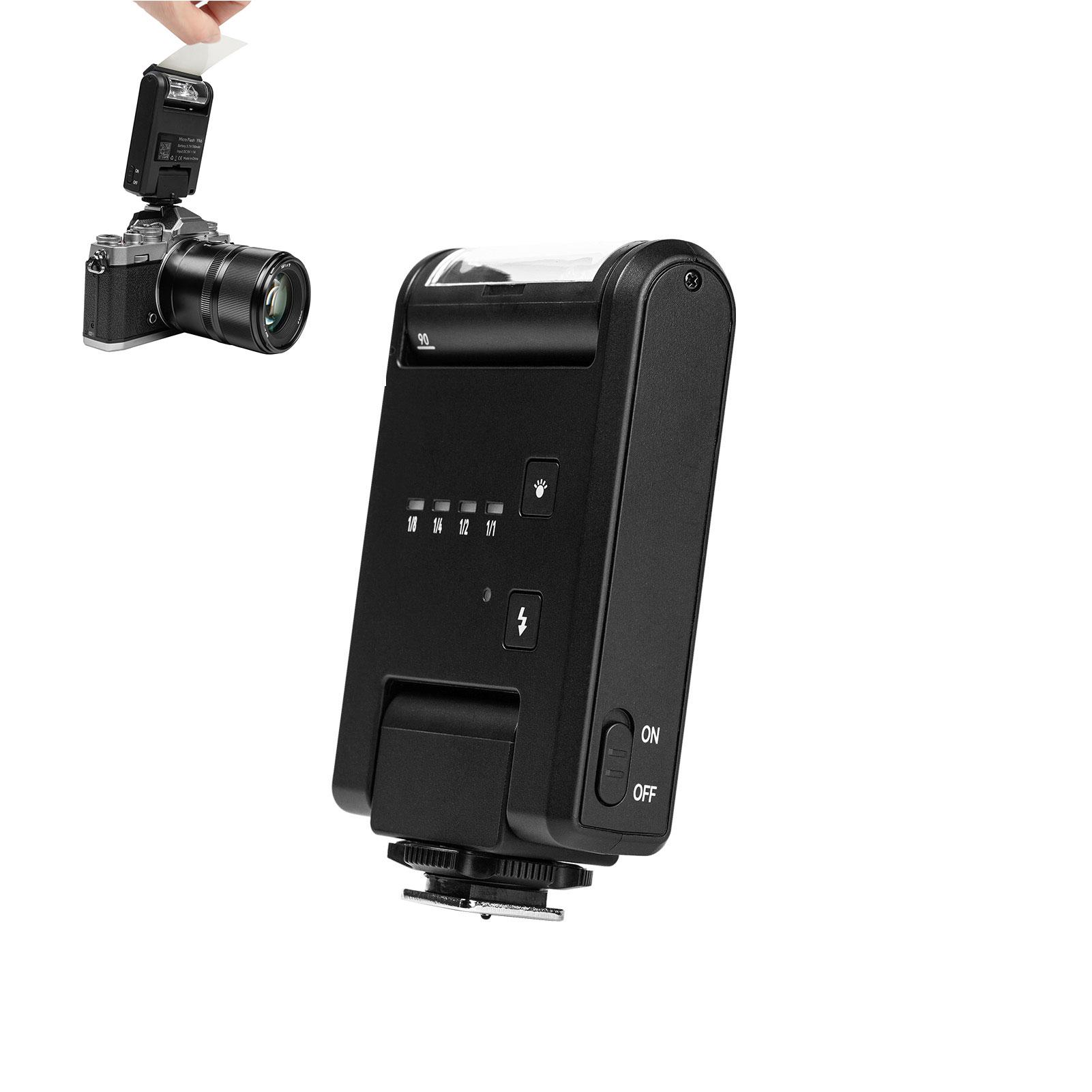 

YN6 Standard Hot Shoe Flash 4 Output Levels 105 degrees Rotation Shooting Portable Design 5600K Color Temperature Separation Highlight E