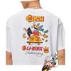 Li Ning T Shirts Unisex White Crew Neck Moderate Straight Fit AHST027-4