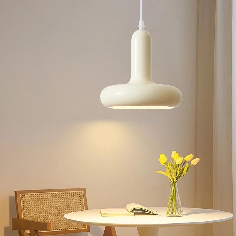 Bedside Pendant Light Creative Personality Art Simple Modern Cream Style House Chandelier Bedroom Mushroom Nordic Hotel Room Bar