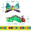 KIDS PREFERRED World of Eric Carle, The Very Hungry Caterpillar Butterfly Reversible Stuffed Animal Plush Toy, 16"