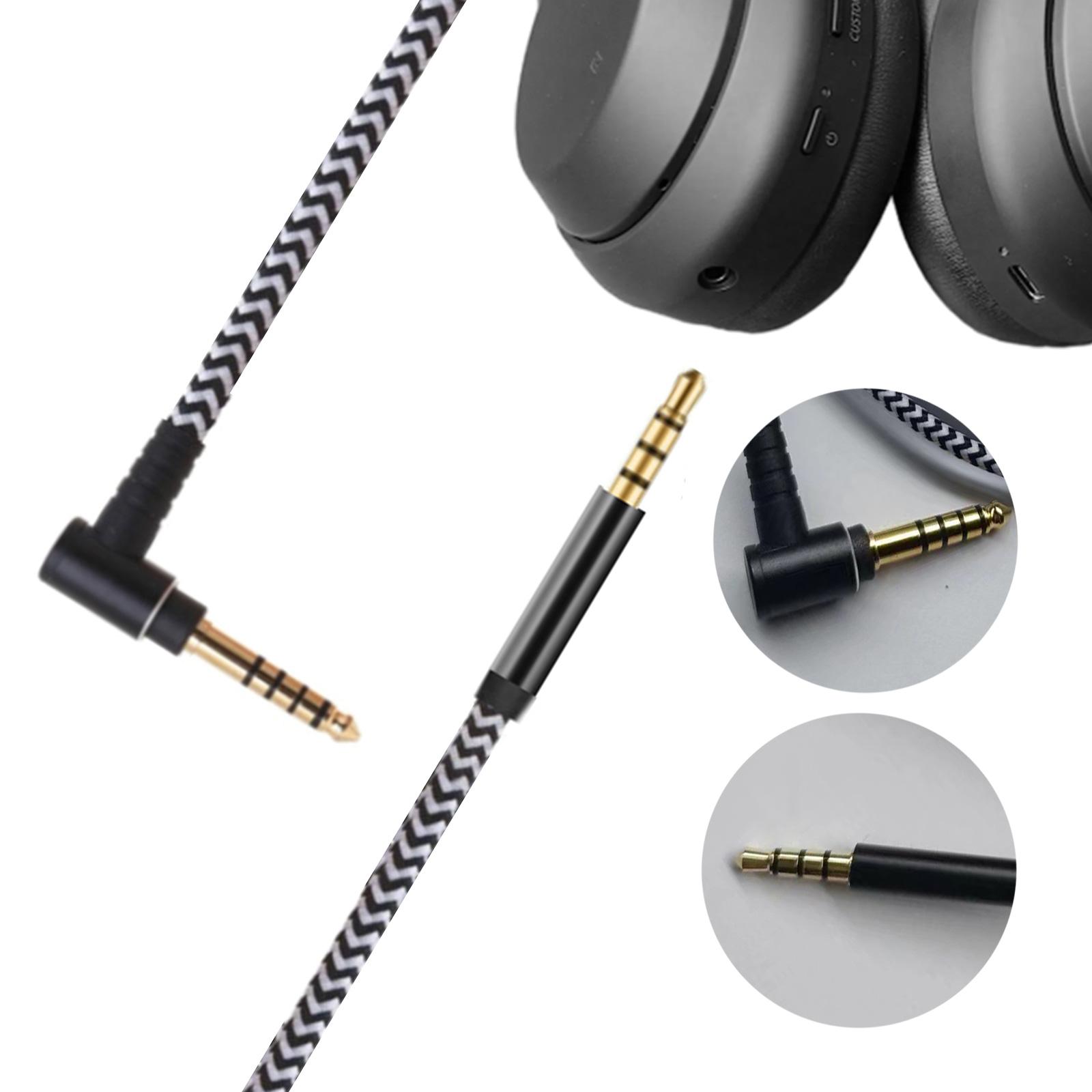 

Запасной кабель для наушников 1000XM4 100AAP 100ABN, шнур для гарнитуры 3,5 мм, штекер 4,4 мм, балансный кабель для игры