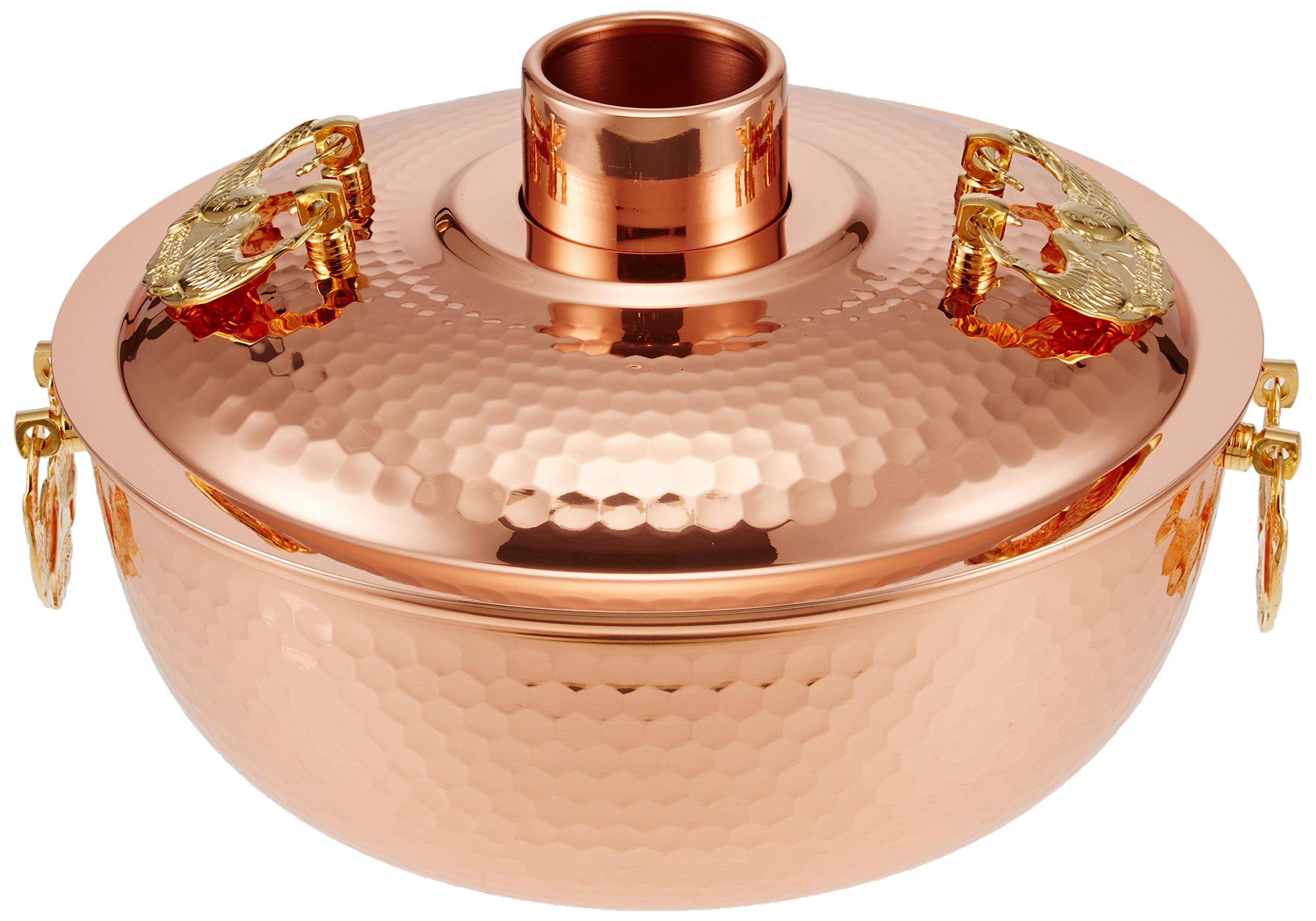 

Горщик Shinko Metal Pure Copper, кований шабу-шабу, 26 см бронзовий