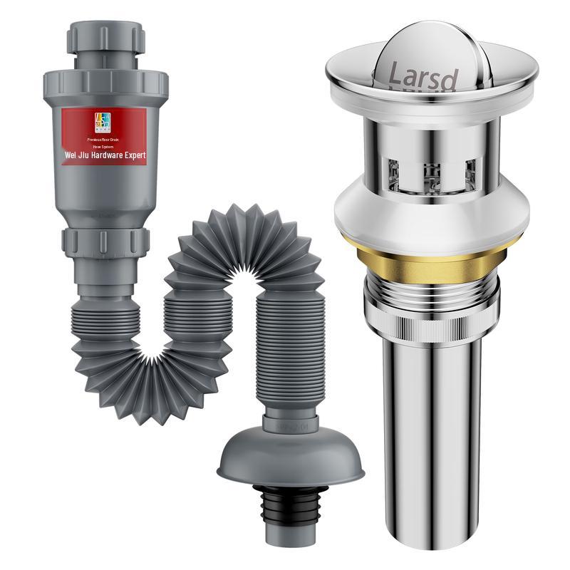 Leierdan Flip-Top Basin Drainer Set