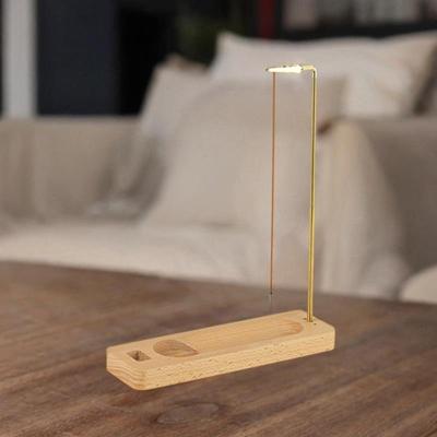 Wooden Incense Burner Holder Desktop Furnishings Table Centerpiece Multifunction Fragrances Diner Sage Holder Incense Burning