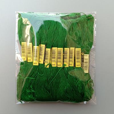 Unik Korsstygnsbroderitråd Färgövergång Broderitråd 24 Stycken /8 Meter /6 Trådar PolyesterBomull