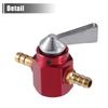 X AUTOHAUX Gas Inline Ein-Aus Benzinhahn Benzinhahn Ventilschalter 6mm für Motorrad