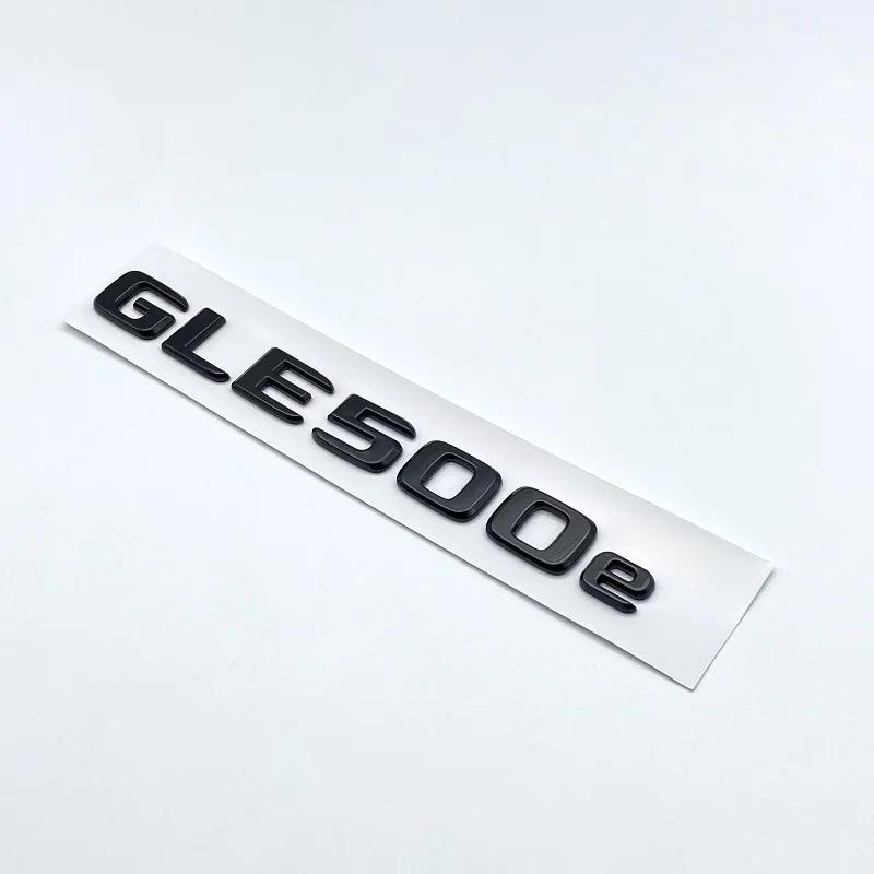 EAAKL1 3D plokščios raidės chromuotos juodos raidės GLE350e GLE500e GLE350de 4Matic ABS emblema Mercedes Benz W166 V167 automobilio bagažinės logotipo lipdukas
