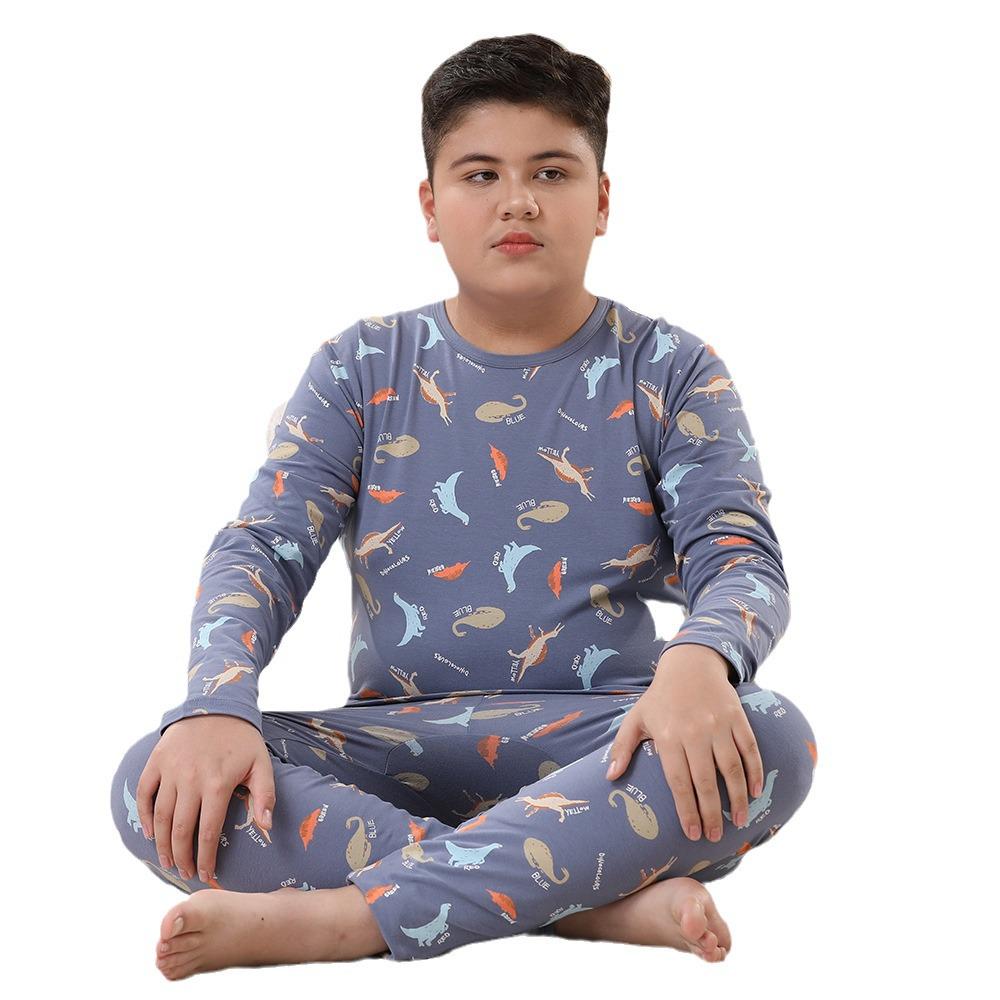 Teen Plus-Size Lycra Cotton Underwear & Pajama Set for Boys and Girls