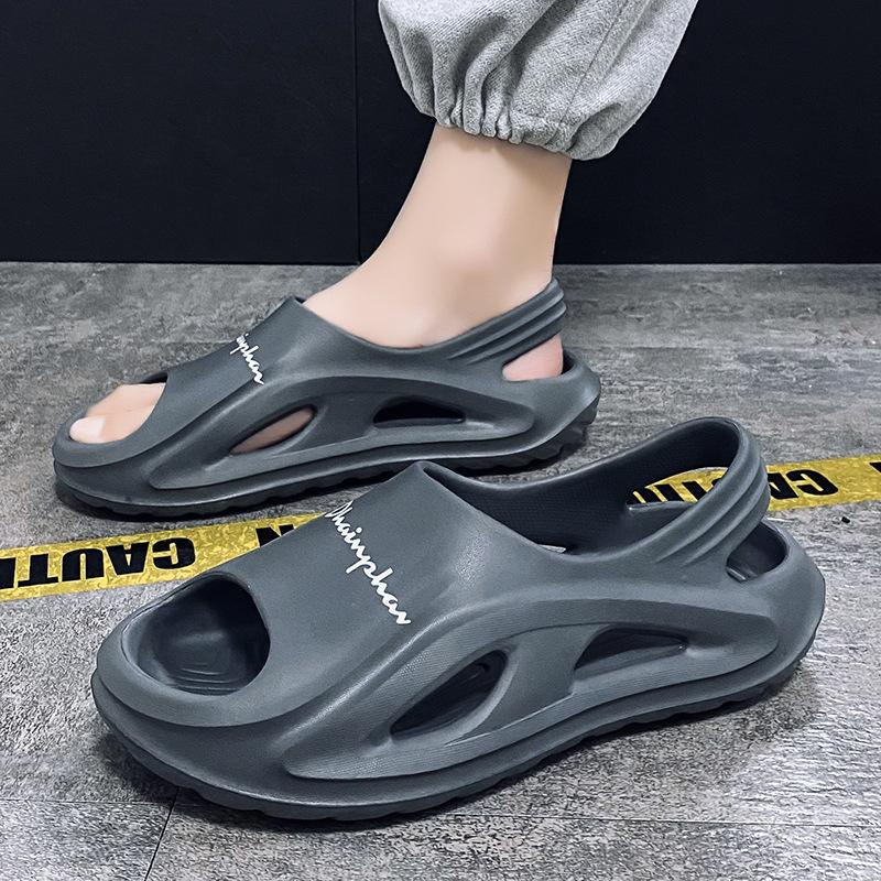 

Внешняя торговля дырявые туфли мужские летние толстоподошвенные наступающие на дерьмо спортивные сандалии для вождения крутые шлепанцы летние сандалии прямые продажи поколение 36