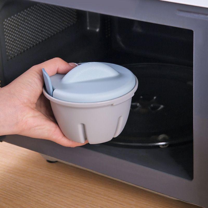 Food-grade Silicone Egg Cooker 1/2 Cavity Microwave Egg Poacher For Boiled Eggs Poached Kitchen Cooking Gadgets Poached Egg Cup