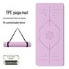 10mm Thick Non-Slip TPE Yoga & Fitness Mat for Sound Insulation & Shock Absorption