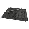 Tsuchiya Yac Car Interior Sunshade Stretch Wide Curtains/Side Curtains, 2, Black, Large, L-612
