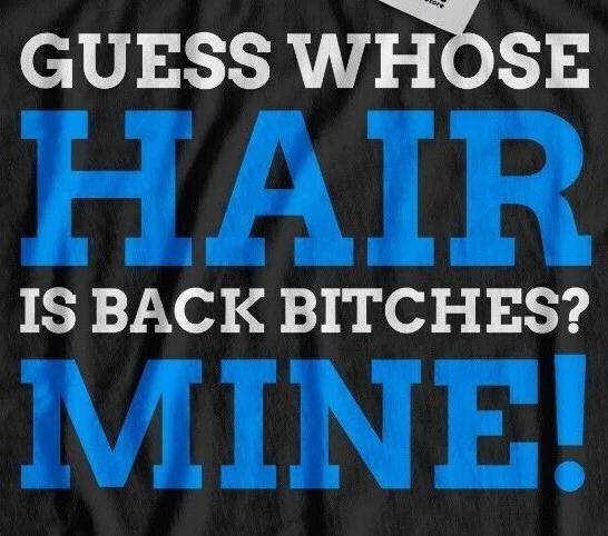 Unisex Funny Hair Transplant T-Shirt Balding Gifts & Alopecia Tee Baldi Dad Bro XL